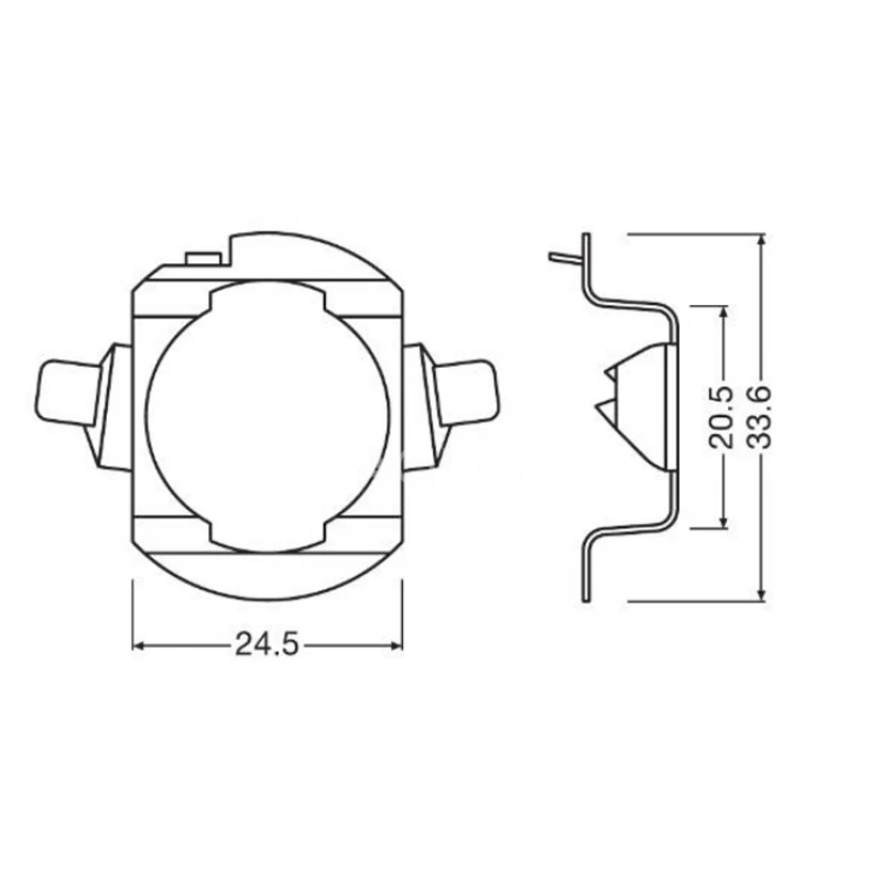 Osram H7 LEDriving Adapter 64210DA06