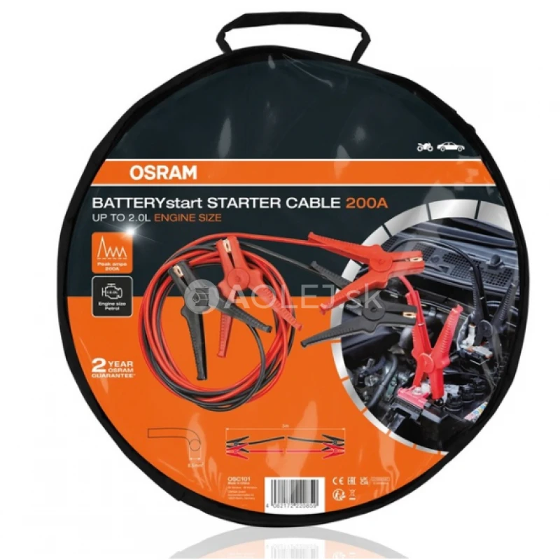 Osram &Scaron;tartovacie k&aacute;ble 200A 3m
