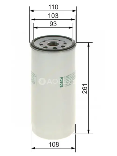 Olejov&yacute; filter P3077 Bosch 0451403077