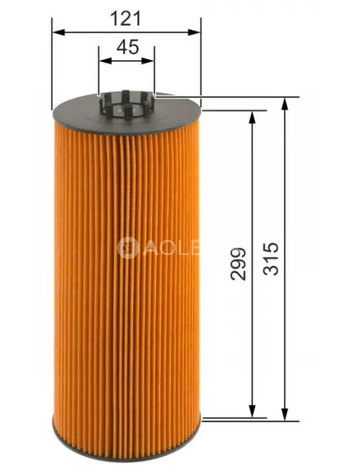 Olejov&yacute; filter P9128 Bosch 1457429128