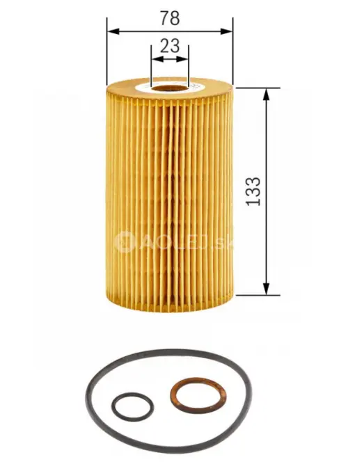 Olejov&yacute; filter P9276 Bosch 1457429276