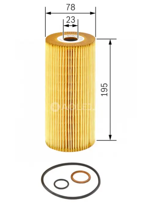 Olejov&yacute; filter P9277 Bosch 1457429277