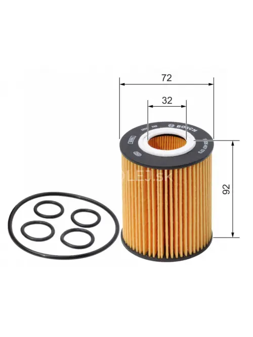 Olejov&yacute; filter P7073 Bosch F026407073