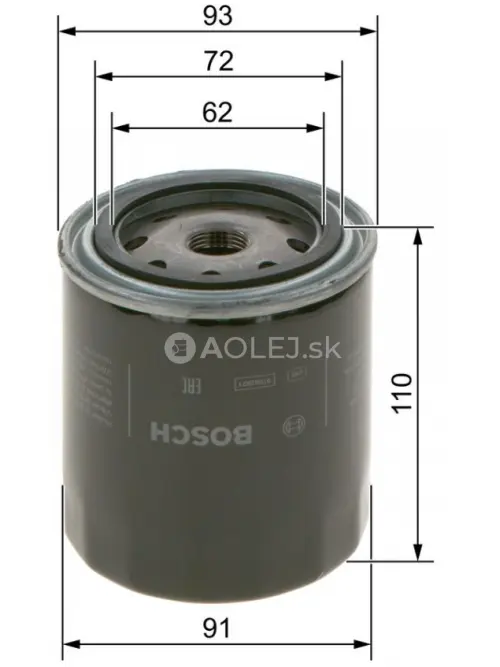 Olejov&yacute; filter P7267 Bosch F026407267