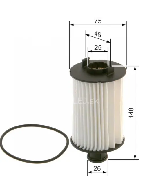 Olejov&yacute; filter P7269 Bosch F026407269