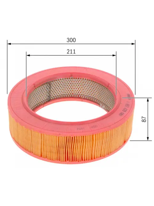 Vzduchov&yacute; filter S9080 Bosch 1457429080