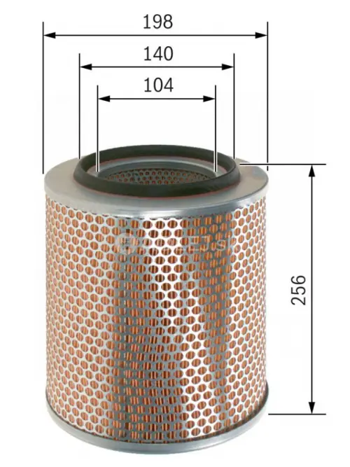 Vzduchov&yacute; filter S9854 Bosch 1457429854