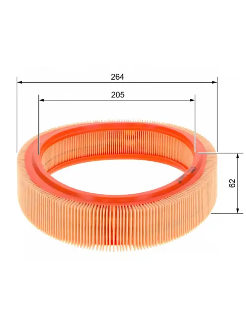 Vzduchov&yacute; filter S9923 Bosch 1457429923