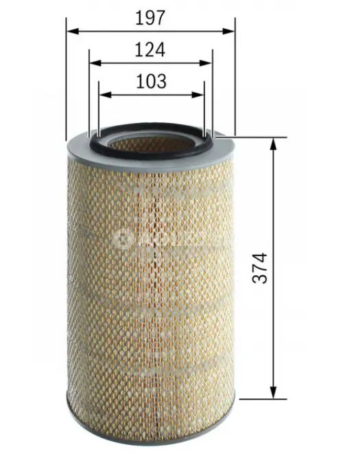 Vzduchov&yacute; filter S9950 Bosch 1457429950