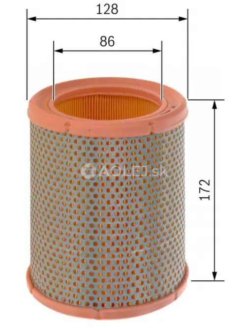 Vzduchov&yacute; filter S2106 Bosch 1457432106
