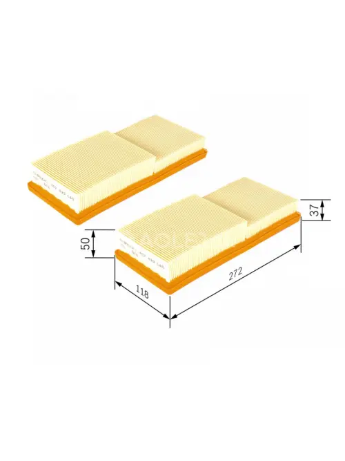 Vzduchov&yacute; filter S3049 Bosch 1457433049