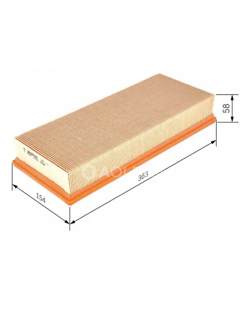 Vzduchov&yacute; filter S3052 Bosch 1457433052