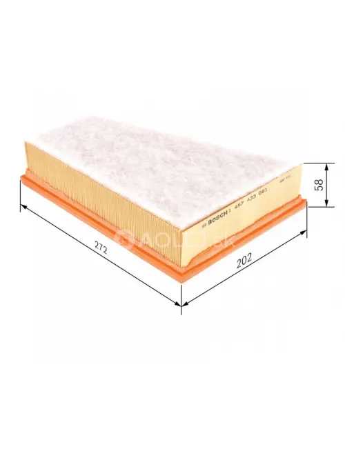 Vzduchov&yacute; filter S3061 Bosch 1457433061