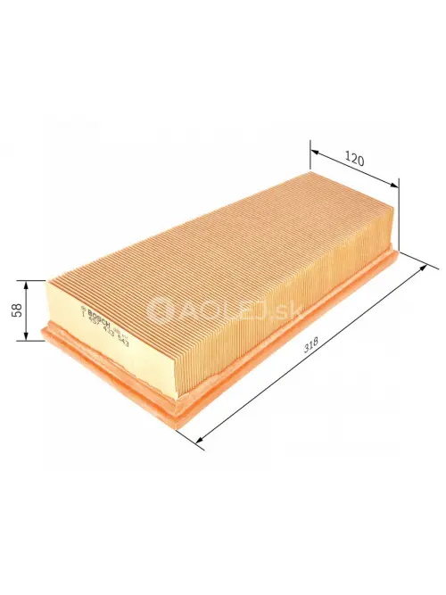 Vzduchov&yacute; filter S3543 Bosch 1457433543