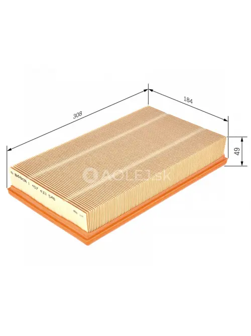 Vzduchov&yacute; filter S3546 Bosch 1457433546