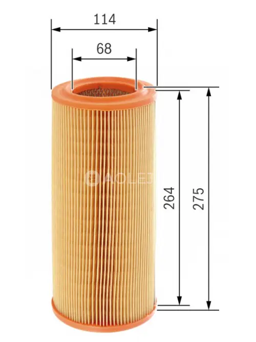 Vzduchov&yacute; filter S3553 Bosch 1457433553
