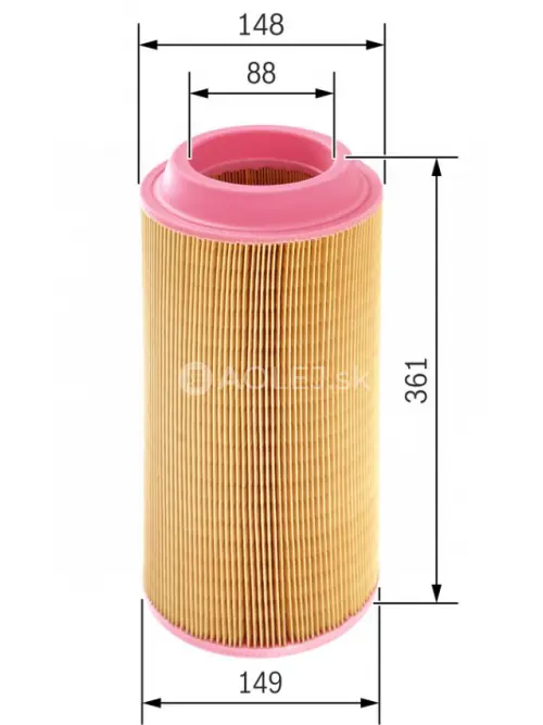 Vzduchov&yacute; filter S3558 Bosch 1457433558