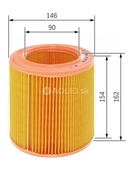 Vzduchov&yacute; filter S3652 Bosch 1457433652
