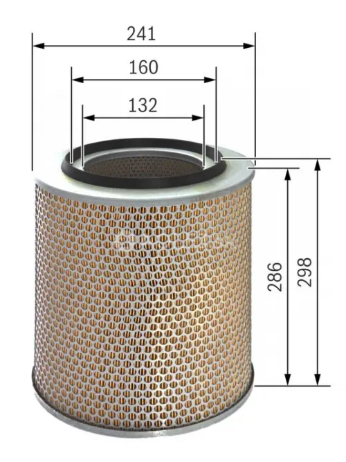 Vzduchov&yacute; filter S3735 Bosch 1457433735