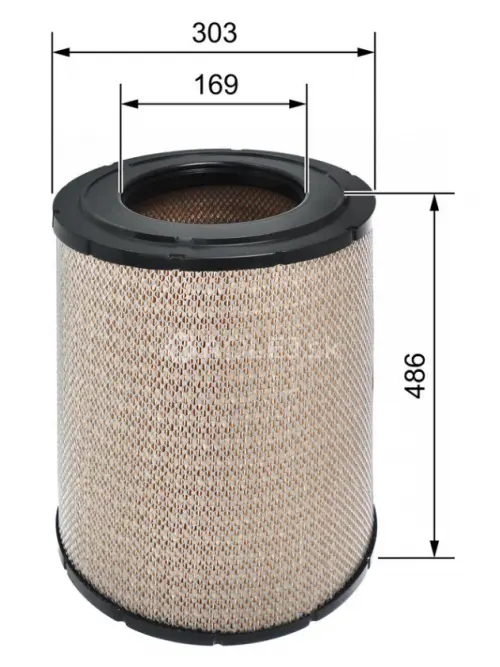 Vzduchov&yacute; filter S3900 Bosch 1457433900