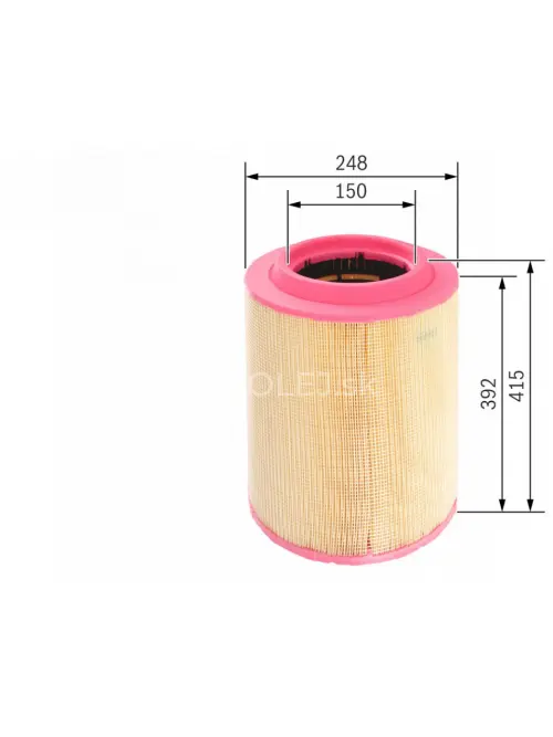 Vzduchov&yacute; filter S0075 Bosch F026400075
