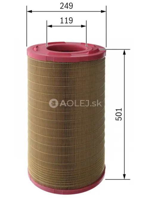 Vzduchov&yacute; filter S0184 Bosch F026400184