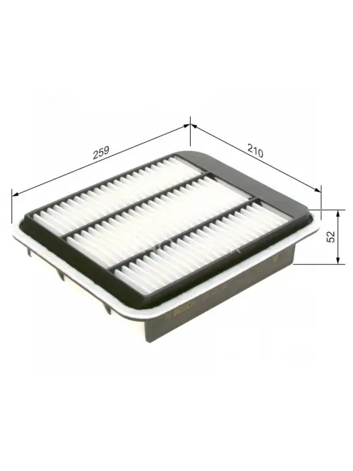 Vzduchov&yacute; filter S0208 Bosch F026400208