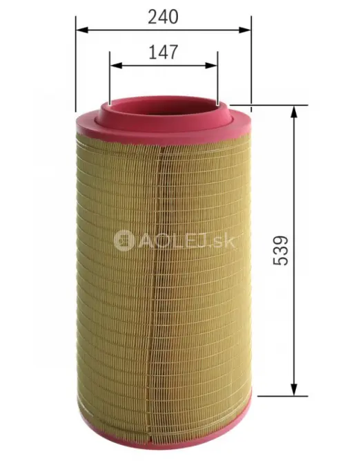 Vzduchov&yacute; filter S0237 Bosch F026400237