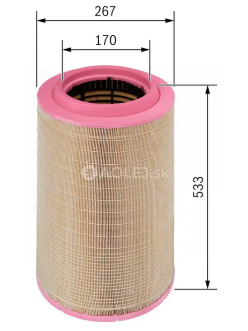 Vzduchov&yacute; filter S0248 Bosch F026400248
