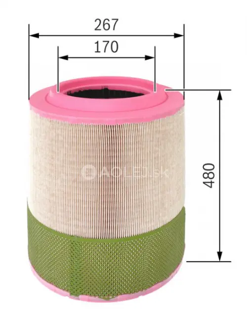 Vzduchov&yacute; filter S0249 Bosch F026400249