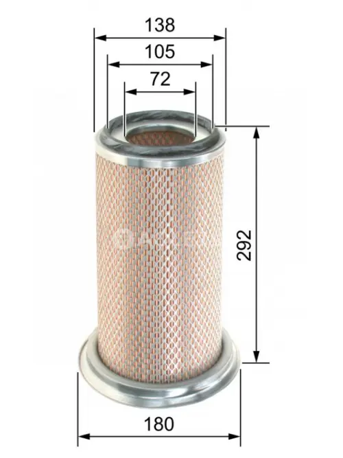 Vzduchov&yacute; filter S0281 Bosch F026400281