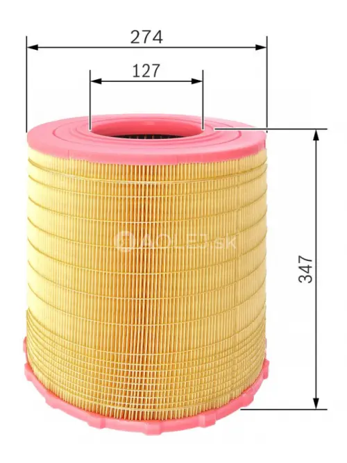 Vzduchov&yacute; filter S0284 Bosch F026400284
