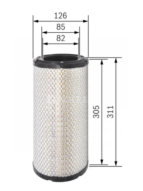 Vzduchov&yacute; filter S0318 Bosch F026400318