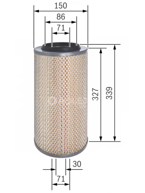 Vzduchov&yacute; filter S0322 Bosch F026400322