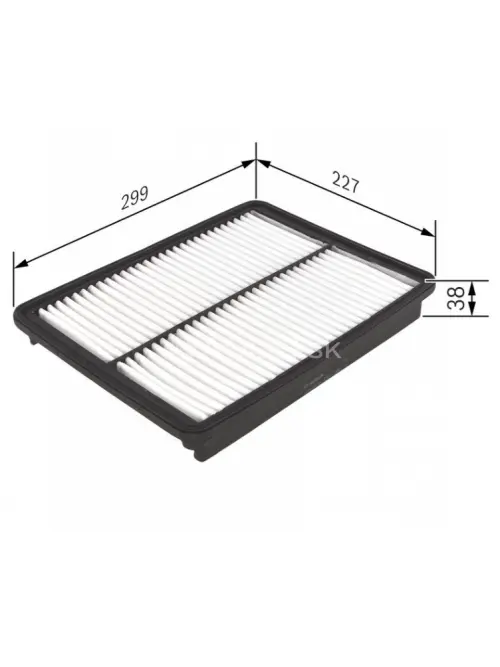 Vzduchov&yacute; filter S0448 Bosch F026400448