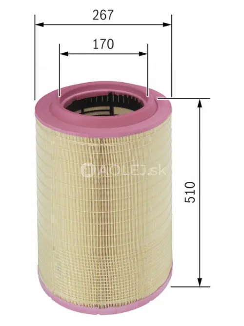 Vzduchov&yacute; filter S0483 Bosch F026400483
