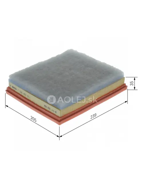 Vzduchov&yacute; filter S0511 Bosch F026400511