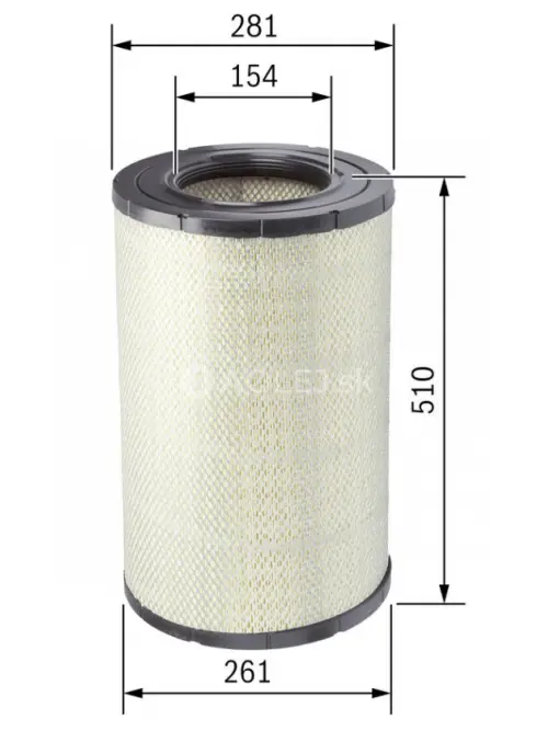 Vzduchov&yacute; filter S0514 Bosch F026400514