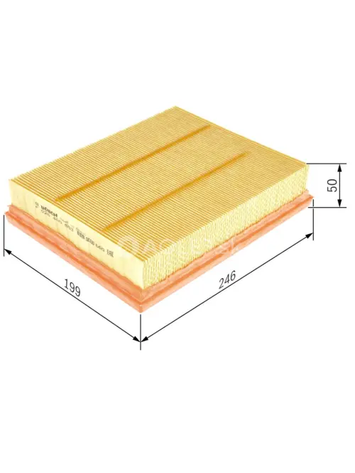Vzduchov&yacute; filter S0553 Bosch F026400553
