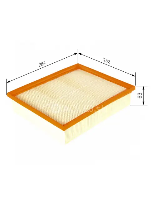 Vzduchov&yacute; filter S0555 Bosch F026400555