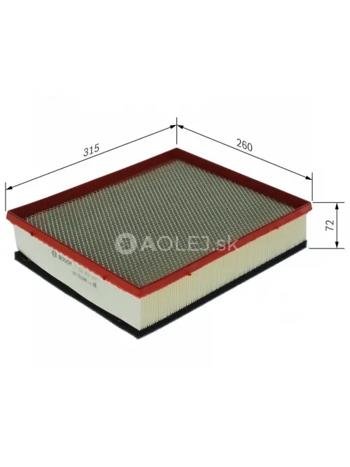 Vzduchov&yacute; filter S0609 Bosch F026400609