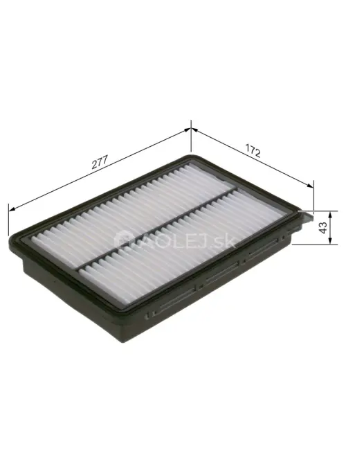 Vzduchov&yacute; filter S0617 Bosch F026400617