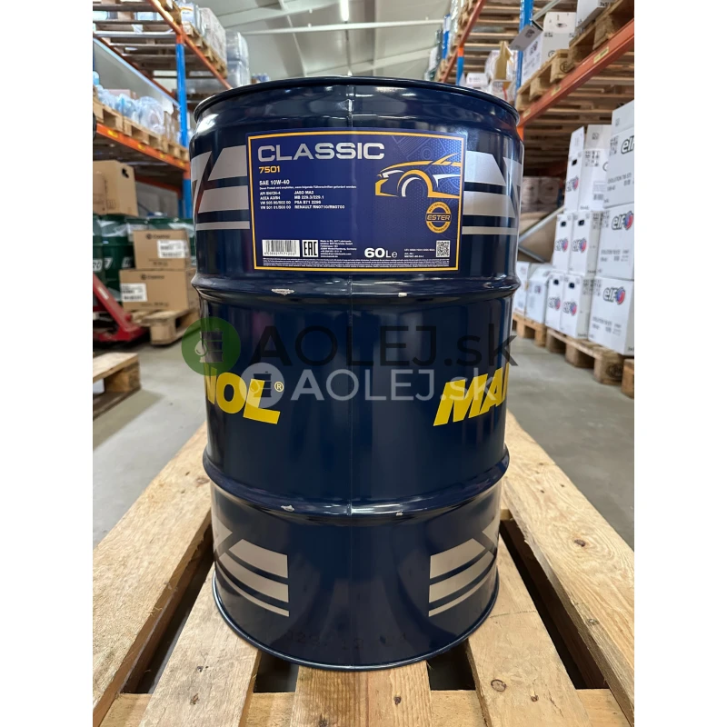 Mannol 7501 Classic 10W-40 60L