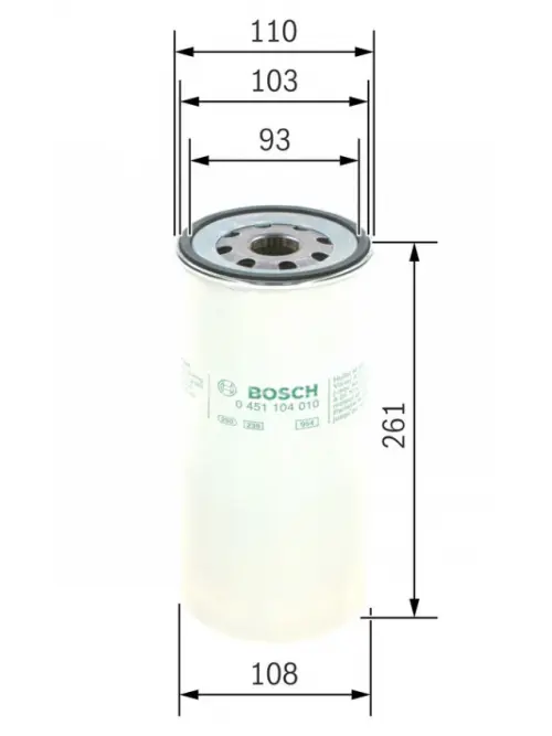 Olejov&yacute; filter P4010 Bosch 0451104010