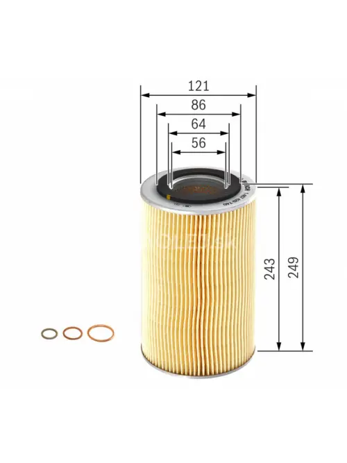 Olejov&yacute; filter P9740 Bosch 1457429740