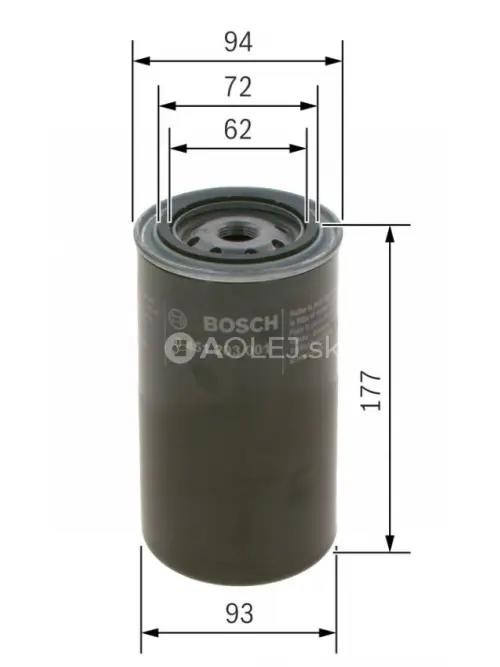 Olejov&yacute; filter P3001 Bosch 0451203001