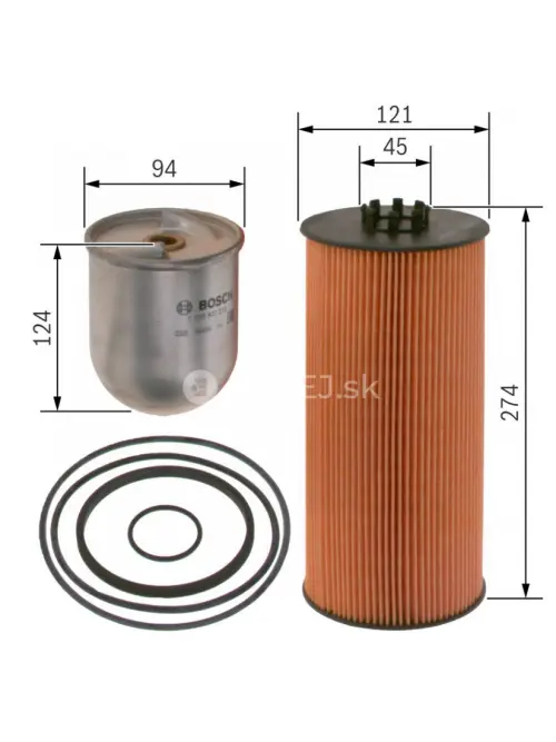Olejov&yacute; filter P7212 Bosch F026407212