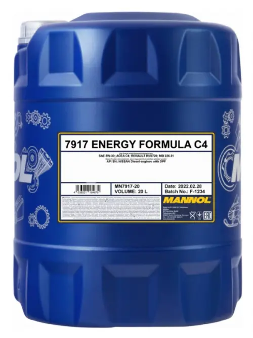 Mannol 7917 Energy Formula C4 5W-30 20L