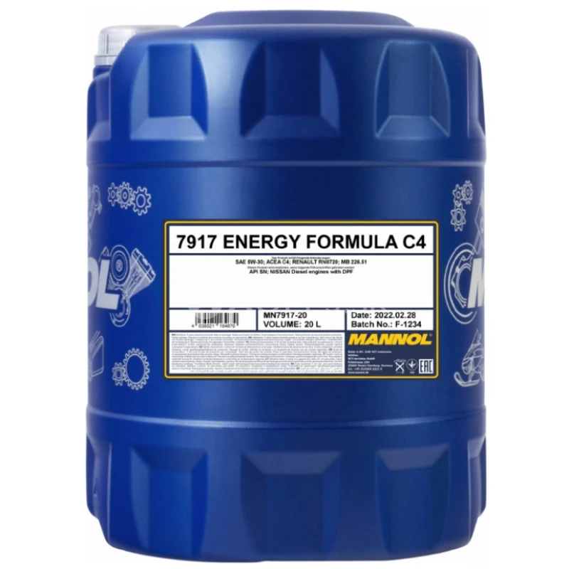 Mannol 7917 Energy Formula C4 5W-30 20L