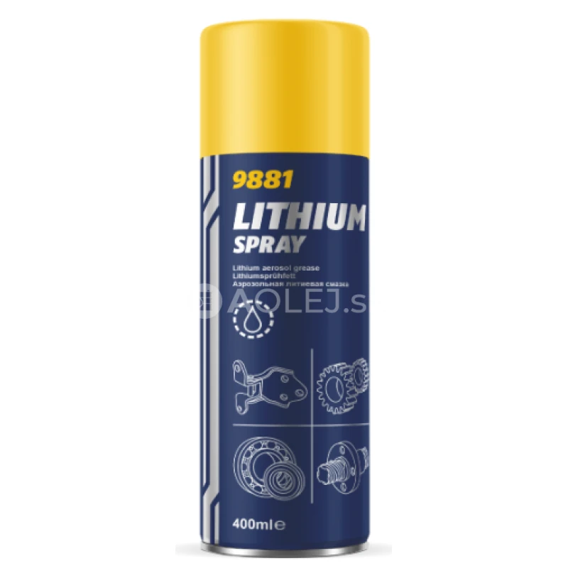 Mannol 9881 Lithium sprej 400ml